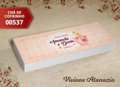 Rótulo Potinho Chá de Cofrinho - 00537