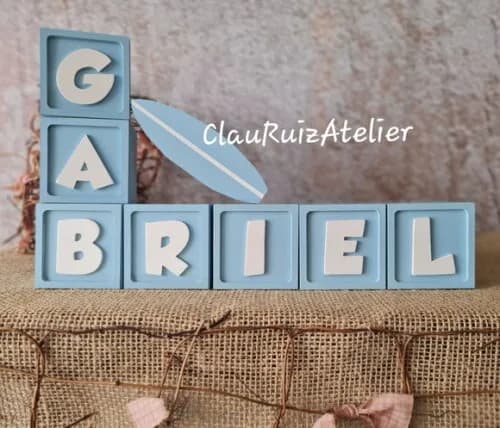 Cubos 6x6cm + Prancha de Surf