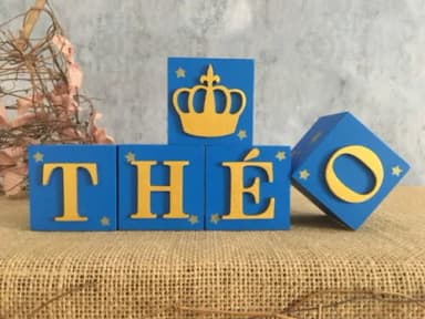 Cubos 6x6cm Pequeno Príncipe com Estrela