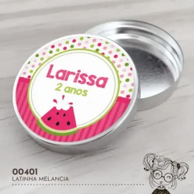 Latinha Adesivada Melancia - 00401
