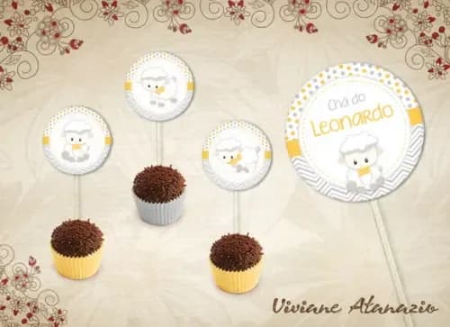 Topper Ovelhinha - 00029