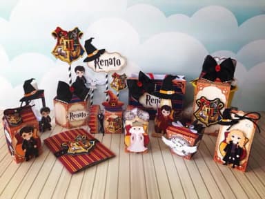 Kit 60 Lembrancinhas Harry Potter