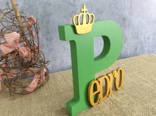Festa Pequeno Príncipe Nomes com Coroa