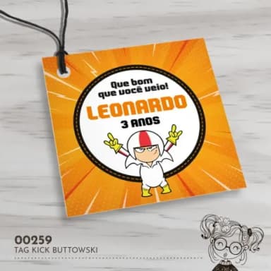Tag Quadrada Kick Buttowski - 00259