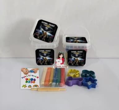 Kit Massinha no Baldinho Personalizado Transformers