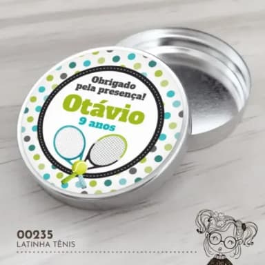 Latinha Adesivada Tênis - 00235
