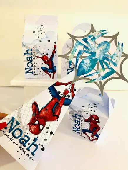 Kit 30 Lembrancinhas Homem Aranha