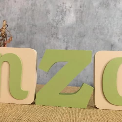Letras de MDF -Nomes Blocos Leão