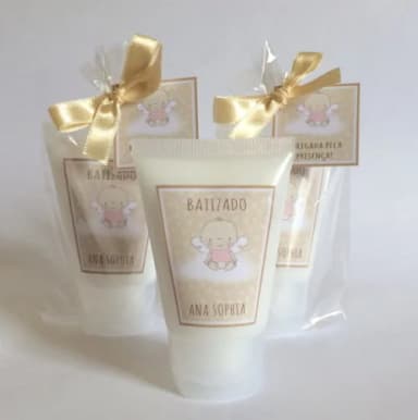 Lembrancinha maternidade ou batizado Hidratante Anjinha Rosa