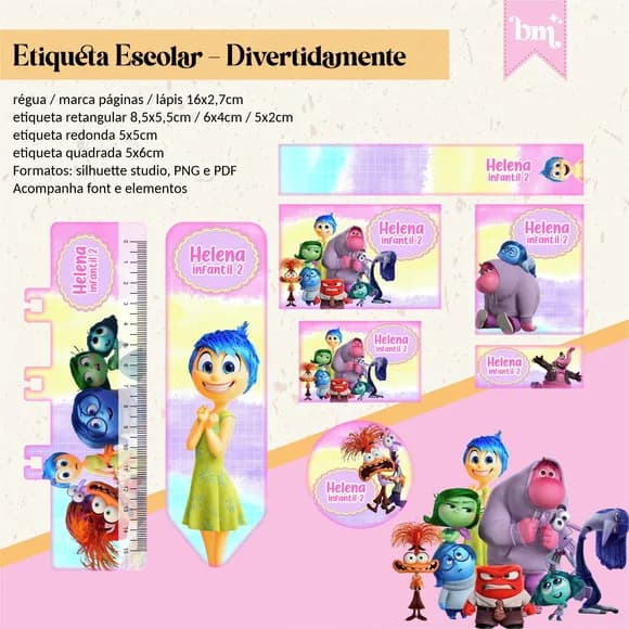 60 Etiquetas Escolares