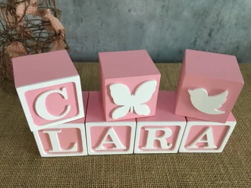 Cubos Personalizados 6x6cm Ts Jardim