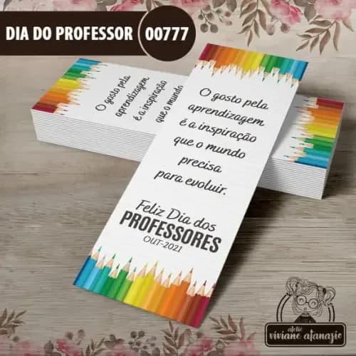 Marcador de Livro Dia dos Professores - 00777