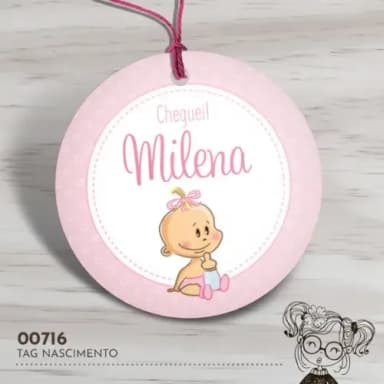Tag Redonda Nascimento - 00716