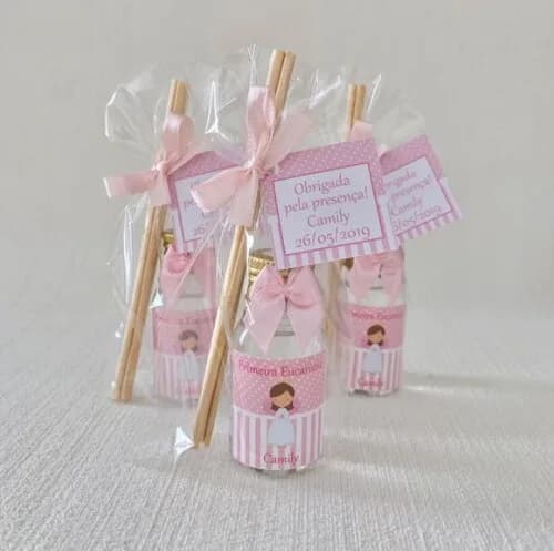 Lembrancinha p/ 1 Comunhão Aromatizador Anjinha Rosa