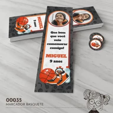 Marcador de Livro Basquete - 00035