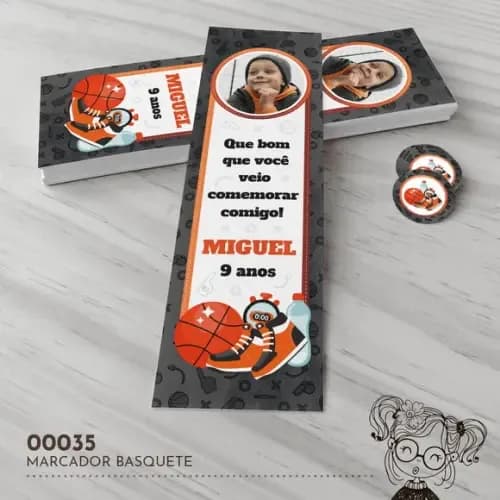 Marcador de Livro Basquete - 00035