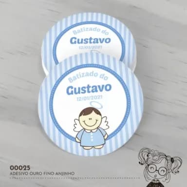 Adesivo Água Ouro Fino Anjinho - 00025