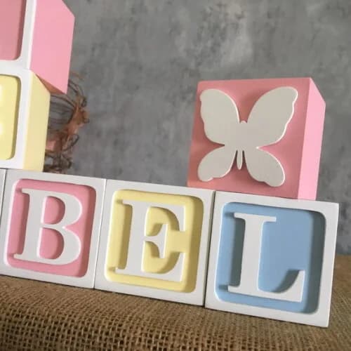 Candy Colors - Cubos 6x6cm Ts Borboleta