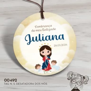 Tag Redonda N. S. Desatadora dos Nós - 00492