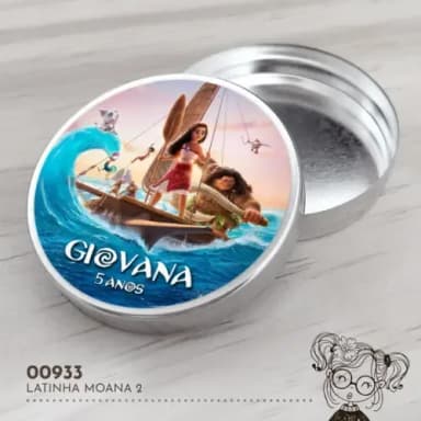 Latinha Adesivada Moana 2 - 00933