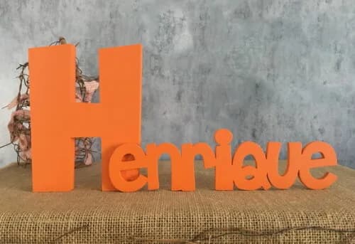 Letras Decorativas em MDF PERSONALIZADO 18cm CH