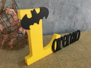 Letras Decorativas em MDF PERSONALIZADO 18cm