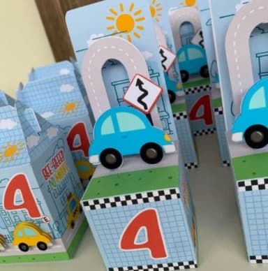 Kit 30 Lembrancinhas Transporte