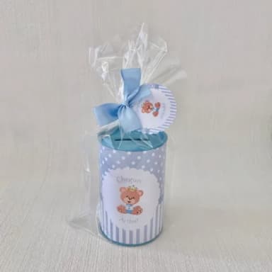 Lembrancinhas Maternidade Cofrinho Ursinho Príncipe Azul
