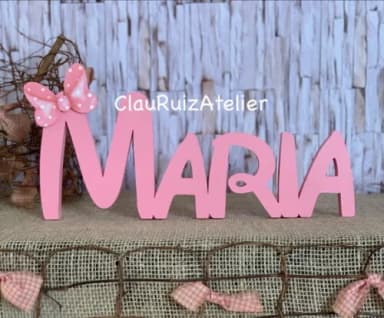 Minnie - Letras Disney- Decoração de Festa Infantil