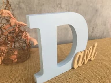 Letras Decorativas em MDF PERSONALIZADO 18cm