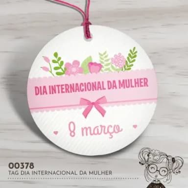 Tag Redonda Dia Internacional da Mulher - 00378