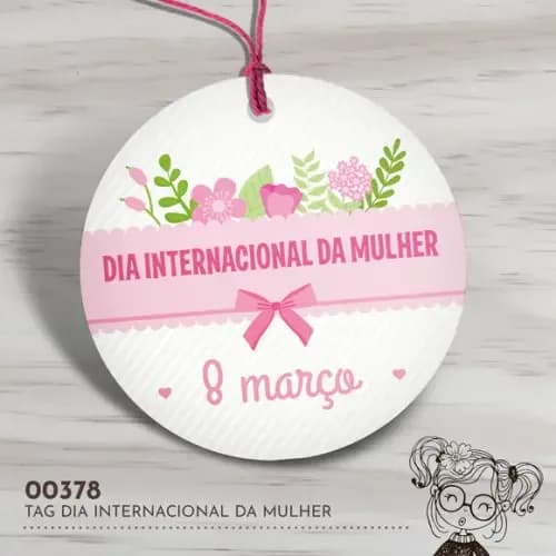 Tag Redonda Dia Internacional da Mulher - 00378