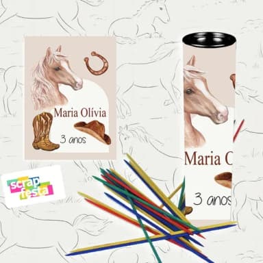 Pega Varetas Personalizado Festa Cavalo