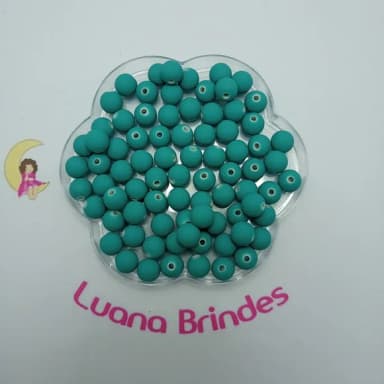 Bolinha Emborrachada Verde 10mm Pct 50 Unidades
