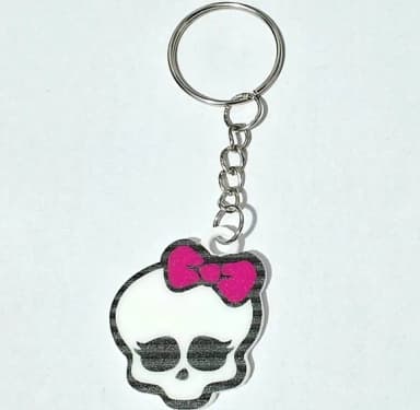 Chaveiro Caveira Monster High - 5 Unidades