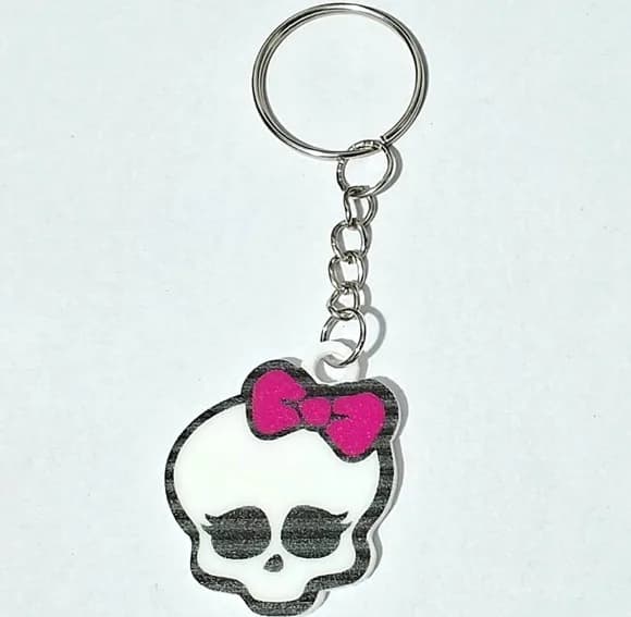 Chaveiro Caveira Monster High - 5 Unidades