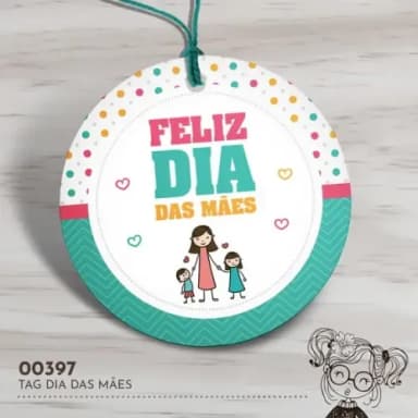 Tag Redonda Dia das Mães - 00397