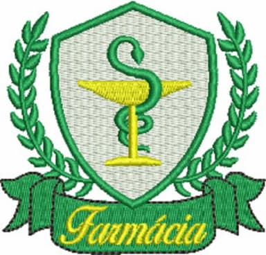 Matriz de Bordado Símbolo Farmácia