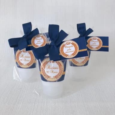 Lembrancinha Masculina Hidratante azul Marinho 90 anos