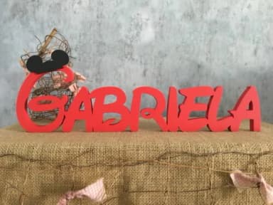 Letras Decorativas Festa Mickey