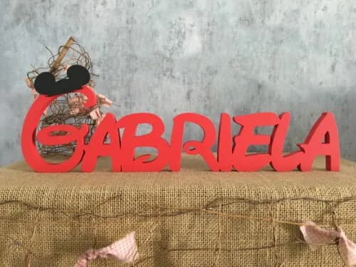Letras Decorativas Festa Mickey