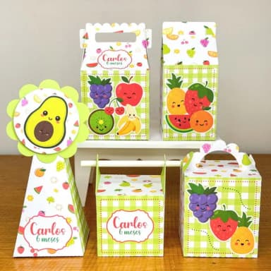 Kit 60 Lembrancinhas Frutinhas