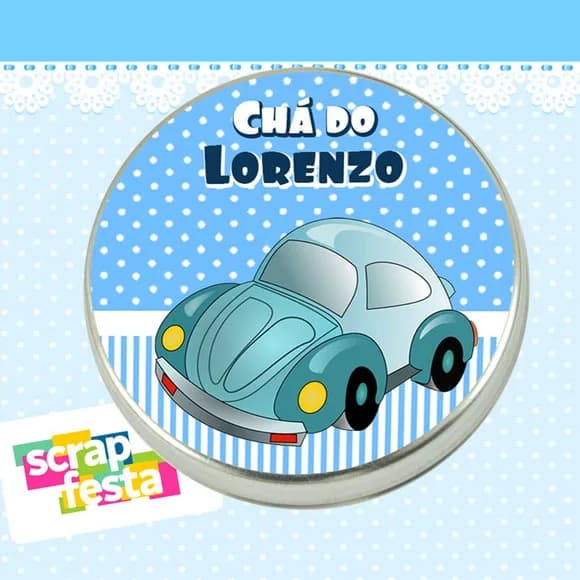 Lembrancinhas de Chá de Bebê Latinhas