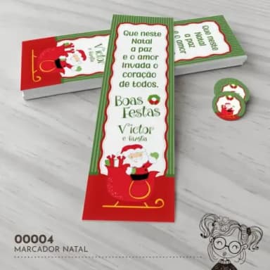 Marcador de Livro Natal - 00004