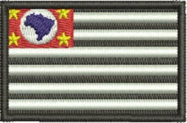 Matriz de Bordado Bandeira do Estado de São Paulo
