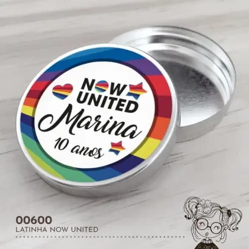 Latinha Adesivada Now United - 00600