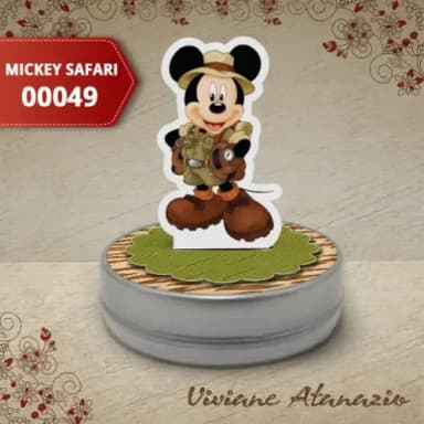 Latinha 3d Mickey Safari - 00049