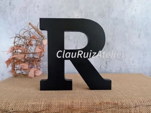 Iniciais em MDF 20cm