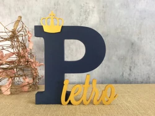 Letras Decorativas Nome Pequeno Príncipe