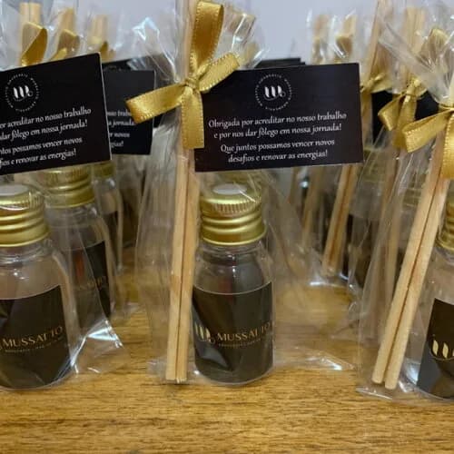 Brinde Corporativo Mini Aromatizador com Logo Escritório Adv